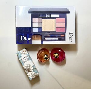 コスメ Dior メイクアップパレット PAUL&JOE リップ　YSL ベビードール ミニ香水　コスメおまとめ セット