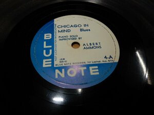 SP 78☆人気のBLUE NOTE☆4-A:CHICAGO IN MIND Blues☆4-B:TWOS AND FEWS☆ALBERT AMMONS☆767 Laxingt.Ave.NYC☆12インチ☆管理159