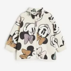 h&m ディズニー　ミニー　フリース　3〜4歳　104cm