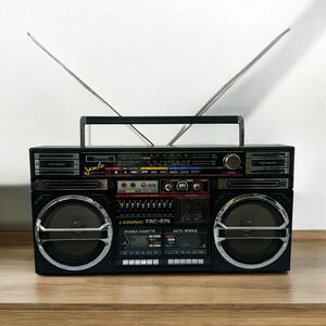 LASONIC ラソニック TRC-975 大型ラジカセ ダブルラジカセ 音出し確認済み FM AM SW ラジオ