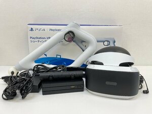 ・PS4 PlayStation VR★プレステ VRヘッドセット (CUH-ZVR2) シューティングコントローラー CUHJ-15006