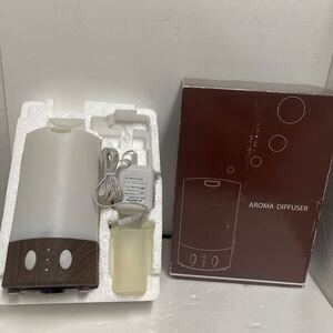 ● AROMA DIFFUSER アロマデュフューザー スクエア ホワイト 開封済み 中古美品 ●