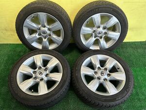 215/55R17 2020年スダットレス ミシュラン　タイヤアルミセット トヨタ純正 6穴 PCD139.7 ET+25 17×7.5J ハブ106mmハイエース流用