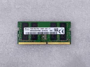 SK hynix HMA82GS6AFR8N-UH エスケイハイニックス ノートパソコン用メモリ 16GB 1枚 2Rx8 PC4-2400T クリックポスト対応