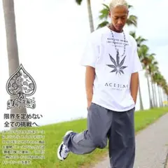 ACE FLAG 上下セット 半袖 ブランド Tシャツ 春夏ヒップホップ