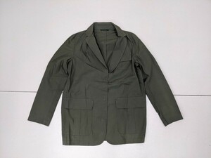 7．Maxmara マックスマーラ コットンジャケット レディース J38 モスグリーン系 x310