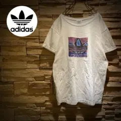 【USA古着】90s/万国旗タグ/常田大希/adidas/Tシャツ/希少デザイン