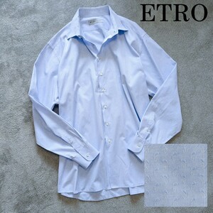 エトロ ペイズリー キングサイズ レギュラーカラーシャツ 春夏秋冬 イタリア製 長袖 メンズ 紳士服 ETRO ビジネス カジュアル ワイシャツ