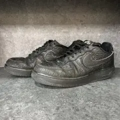 NIKE AIR FORCE 1 07 LV8 crocodile black