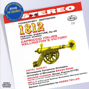 欧CD TSCHAIKOWSKY & BEETHOVEN 1812 OUVERTUERE/CAPRICCIO 4758508 Decca /00110