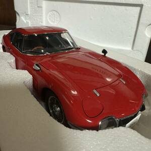 未展示品 オートアート 1/18 トヨタ 2000GT クーペ レッド