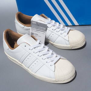 デッド!! 26.5cm 新品!! 16年製 adidas SUPERSTAR 80S スーパースター エディフィス EDIFICE CG3603 天然皮革レザー