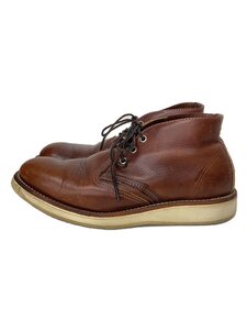 RED WING◆WORK CHUKKA/ワークチャッカ/26cm/ブラウン/茶/牛革/3141