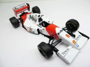 素人完成品 1/43 タメオ マクラーレン フォード MP4/8 オーストラリアGP 1993年 A.セナ ラストウィン McLaren tameo 1/43キット