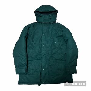 90s Eddie Bauer ダウンコート L グリーン ロング グースダウン