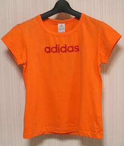 ♪アディダス　adidas　レディース　Tシャツ　トップス　オレンジ系　保管品♪