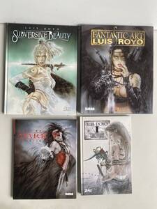 ⑤k780◆LUIS ROYO ルイス・ロヨ◆画集 作品集 SUBVERSIVE BEAUTY/FANTASTIC ART/DARK LABYRINTH/CONCEPTIONS 4冊セット 洋書 アート