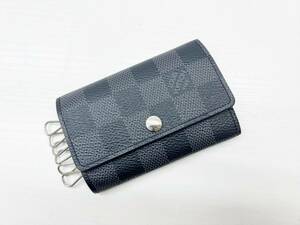 美品　Louis Vuitton　ルイヴィトン　ダミエ　グラフィット　ミュルティクレ6　キーケース　RFID　N62662