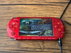 SONY PSP-3000 レッド 208