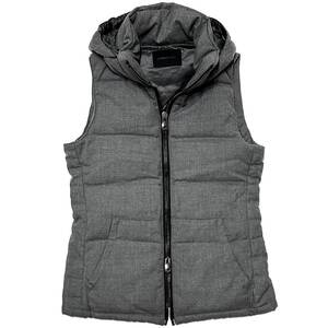 定価6.4万 junhashimoto WOOL TWILL 3WAY DOWN VEST 2 グレー ジュンハシモト ウールダウンベスト ジャケット ブルゾン akm wjk 1piu