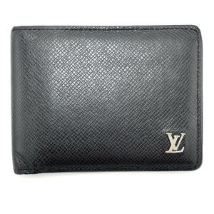 No.168 早い者勝ち☆LouisVuitton ルイヴィトン 二つ折り財布 ポルトフォイユ ミュルティプル M30295 タイガ コンパクトウォレット メンズ