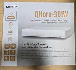 QNAP 10G/WIFI6対応 無線LANルーター　qhora301w 