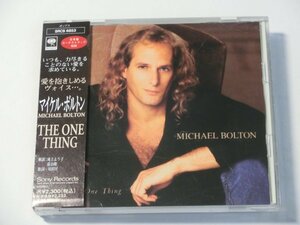 Kml_ZC7676／マイケル・ボルトン：THE ONE THING （国内CD　帯付き）