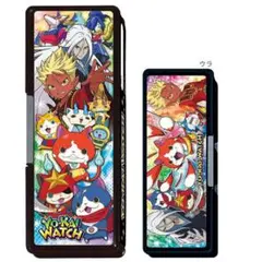 新品 ★ 妖怪ウォッチ N ホログラム 筆入れ 2ドア 筆箱 鉛筆削り 時間割