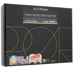 【中古】ASUS製 ATXマザーボード ProArt X670E-CREATOR WIFI SocketAM5 元箱あり [管理:1050023674]