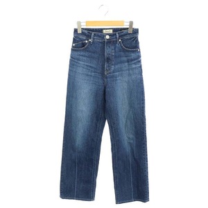 ヤヌーク YANUK JAPAN DENIM ストレートデニム パンツ ジーンズ ジッパーフライ 25 青 ブルー /MI ■OS レディース