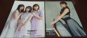 FLASH スペシャル フラッシュ 付録 欅坂46 小林由依 大園玲 森田ひかる 渡邊理佐　両面クリアファイル