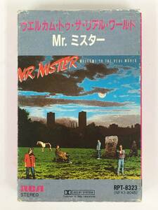 ■□S855 MR.MISTER Mr.ミスター WELCOME TO THE REAL WORLD ウエルカム・トゥ・ザ・リアル・ワールド カセットテープ□■