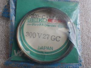 未使用 セイコー アドバン等 7019-7150 7160 7210 7220 7240 7250 300v27gc カットガラス ハードレックス 純正 風防 ヴィンテージ ｗ110806