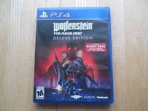 美品　Wolfenstein: Youngblood (輸入版:北米) 【PS4】 Deluxe Edition