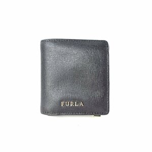 フルラ FURLA BABYLON バビロン 二つ折り財布 ウォレット ロゴ レザー 牛革 ブラック 黒 PCY6UNO レディース