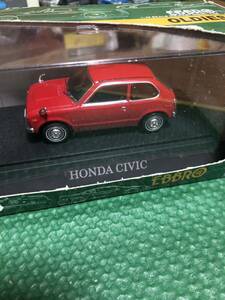 エブロ EBBRO HONDA CIVIC ハイデラックス　赤