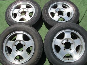 スズキ ジムニー 純正 ホイールタイヤ 4本SET 5H-139.7 16インチ 175/80R16 ブリヂストン DUELER JB23W JA11W JA22W 前期 後期 中期 流用