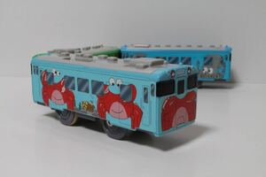 プラレール キハ40 カニ キツネ イカ 3両セット JR雪国列車スペシャルセットより 中古 清掃済 動作確認済 即決