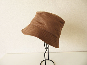 エンジニアードガーメンツ★国内レアモデル★レアサイズ★2023fw★Bucket Hat - Polyester Fake Suede /Khai【M】