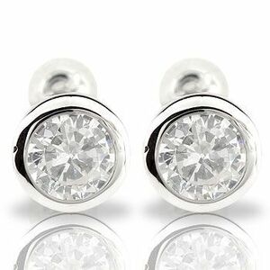 ピアス プラチナ ピアス ペア ダイヤモンド 一粒鑑定書付 ダイヤモンド VSクラス 大粒 1.00ct ソリティア スタッドピアス 宝石