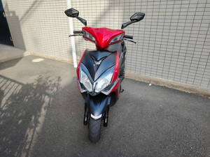 ★キムコ(KYMCO) レーシングS125 ルビーレッド セル1発絶好調車 LED2灯(アクシス シグナス アドレス リード PCX♪