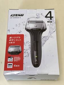 マクセルイズミ 4枚刃 充電式 防水 シェーバー IZF-VH552G-S シルバー2024年製 （送料600円）