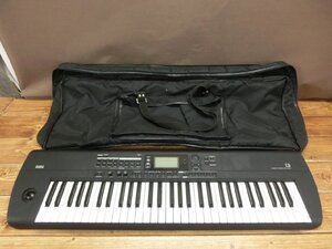 【TW-1026】KORG コルグ ミュージック ワークステーション i3 ACアダプター欠品 ケース付き 現状品【千円市場】