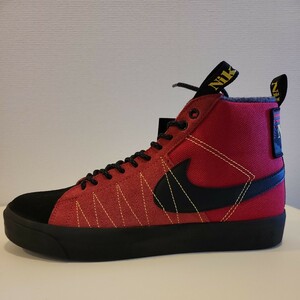 NIKE SB ZOOM BLAZER MID PRM/ナイキ ズーム ブレーザー/換えのシューレース付属/スケートボード/ 26.5cm/ユニバーシティレッド/DC8903-601