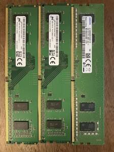 DDR4-2666 DIMM 4GB 3枚セット PC4-21300 