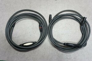 [SK][E4392780] TRANSPARENT MUSICLINK SUPER トランスペアレント 11734MM2 XLRケーブルペア 長さ約:458㎝