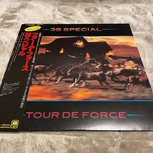 38スペシャル ツアー・デ・フォース 38 SPECIAL サザンロック アナログ盤LPレコード 帯付 美品