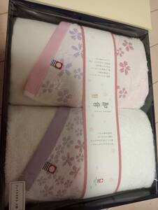 新品　未使用　今治タオル　さくら　桜　2枚セット　フェイスタオル　和音　なごみね　ギフト　日本製