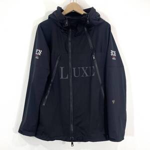 LUXE 163 AKMBB TECH PULL BREAKER ZIP PARKA ブラック M ナイロン ジャケット ジップ マウンテン パーカー AKM