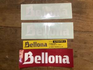 BELLONA ホイール　ステッカー　デカール　当時物　4枚セット　現状品